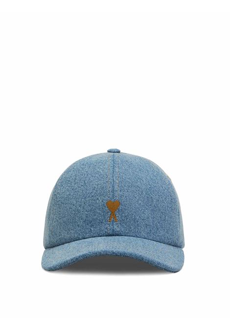 cappello adc denim unisex blu in cotone AMI PARIS | UCP264.DE0046480